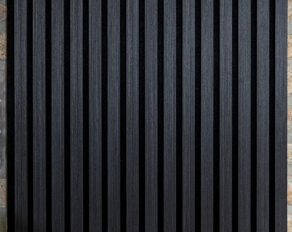 Akustični wood zidni panel 280x60 - ANTRACIT