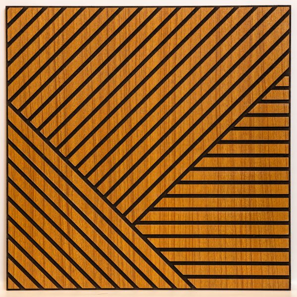 Square akustični panel Mahagoni